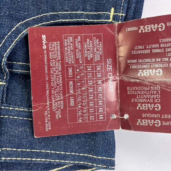 NWT Gaby Straight Leg Blue Jeans MS/Junior Size 5/6‎ - Picture 9 of 14
